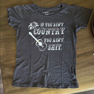 If you ain’t country you ain’t sh!t distressed T